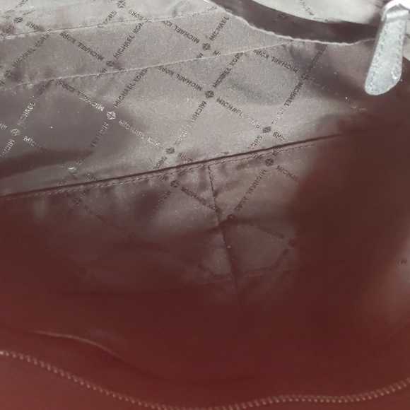 Michael Kors Black and Silver Monogram Purse - Picture 8 of 11